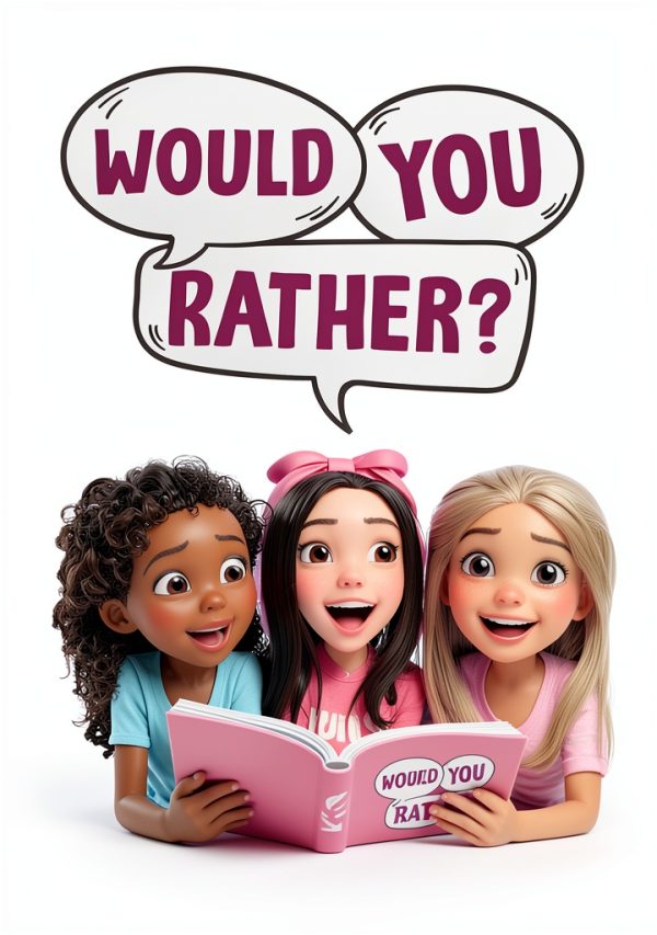 Calm Waters Publishing Word Games Book – Would You Rather for Kids-0